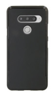 LG V40 ThinQ // Silikon Hülle Tasche Case Zubehör Gummi Bumper Schale Schutzhülle Zubehör in Schwarz @cofi1453®