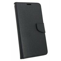 Elegante Buch-Tasche Hülle für das XIAOMI MI MIX 2S in Schwarz Leder Optik Wallet Book-Style Cover Schale @ cofi1453®