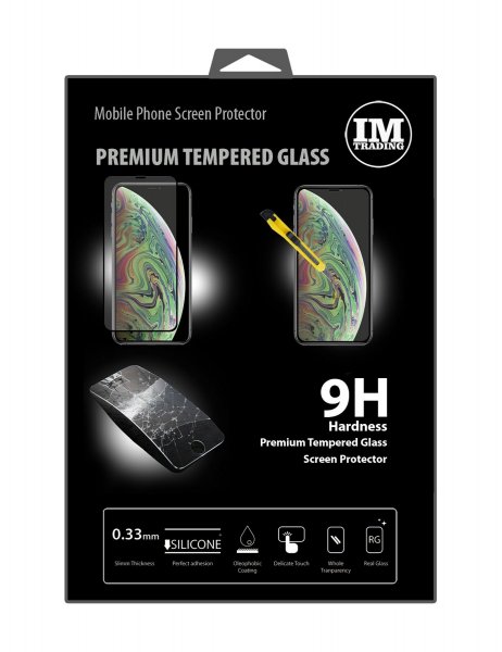 iPhone XS MAX 5D Curved Panzer Schutz Folie Vollständig Klebend und Abdeckung 9H Tempered Glas Displayschutz cofi1453®