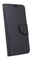 Elegante Buch-Tasche Hülle für das Nokia 7.1 (2018) in Schwarz Leder Optik Wallet Book-Style Cover Schale @cofi1453®