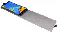 Samsung Galaxy A7 2018 (A750F) // Klapptasche Schutztasche Schutzhülle Flip Tasche Hülle Zubehör Etui in Schwarz Tasche Hülle @cofi1453®