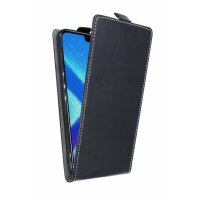 Honor 8X // Klapptasche Schutztasche Schutzhülle Flip Tasche Hülle Zubehör Etui in Schwarz Tasche Hülle @cofi1453®