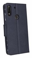 Elegante Buch-Tasche Hülle für das WIKO VIEW 2 PLUS in Schwarz Leder Optik Wallet Book-Style Cover Schale @cofi1453®
