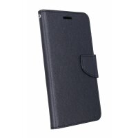 Elegante Buch-Tasche Hülle für OnePlus 6T Schwarz Leder Optik Wallet Book-Style Schale cofi1453®