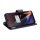 Elegante Buch-Tasche Hülle für OnePlus 6T Schwarz Leder Optik Wallet Book-Style Schale cofi1453®