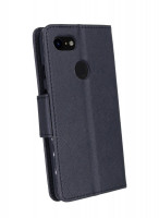 Elegante Buch-Tasche Hülle für das Google Pixel 3 in Schwarz Leder Optik Wallet Book-Style Cover Schale @cofi1453®