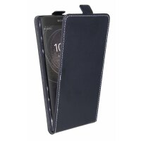 Sony Xperia XA2 PLUS // Klapptasche Schutztasche Schutzhülle Flip Tasche Hülle Zubehör Etui in Schwarz Tasche Hülle @ cofi1453®