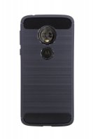 Motorola Moto G6 Play // Silikon Hülle Tasche Case Zubehör Gummi Bumper Schale Schutzhülle in Carbon-Schwarz @cofi1453®