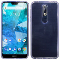 Nokia 7.1 ( 2018 ) // Silikon Hülle Tasche Case...