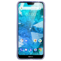 Nokia 7.1 ( 2018 ) // Silikon Hülle Tasche Case...