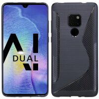 Huawei Mate 20 // S-Line TPU SchutzHülle Silikon...