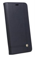 Elegante Buch-Tasche Hülle für Samsung Galaxy J4+ Plus (J415F) Schwarz Leder Optik "Prestige" Wallet Book-Style Schale cofi1453®