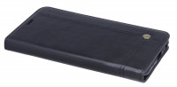 Elegante Buch-Tasche Hülle für Samsung Galaxy J6+ Plus (J610F) Schwarz Leder Optik "Prestige" Wallet Book-Style Schale cofi1453®
