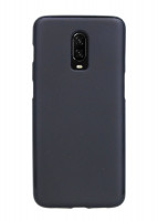 OnePlus 6T // Silikon Hülle Tasche Case Zubehör Gummi Bumper Schale Schutzhülle Zubehör in Schwarz @cofi1453®