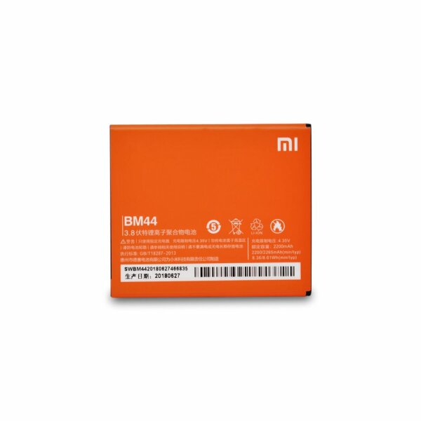 Xiaomi Redmi 2 Original Akku Batterie Accu (BM44) 2200mAh 3,8V Li-Ion