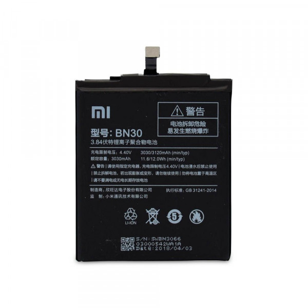 Xiaomi Redmi 4A Original Akku Batterie Accu (BN30) 30300mAh 4,4V Li-Ion