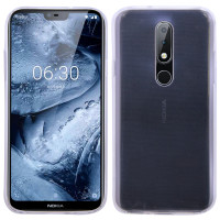 Nokia 5.1 Plus (2018) // Silikon Hülle Tasche Case...