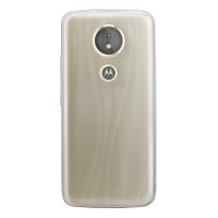 Motorola Moto E5 Play // Silikon Hülle Tasche Case Zubehör Gummi Bumper Schale Schutzhülle Zubehör in Transparent @cofi1453®