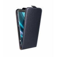 Sony Xperia XZ3 // Klapptasche Schutztasche Schutzhülle Flip Tasche Hülle Zubehör Etui in Schwarz Tasche Hülle @cofi1453®