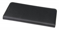 Elegante Buch-Tasche Hülle Smart Magnet für Das SAMSUNG GALAXY J6+ Plus (J610F) Leder Optik Wallet Book-Style Cover Schale in Schwarz @cofi1453®