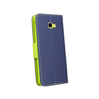 Elegante Buch-Tasche Hülle Fancy für das Samsung Galaxy J4+ Plus ( J415F ) in Blau-Grün Wallet Book-Style Schale @ cofi1453®