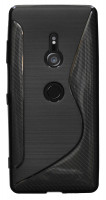 Sony Xperia XZ3 // S-Line TPU SchutzHülle Silikon Hülle Silikonschale Case Cover Zubehör Bumper in Schwarz @ cofi1453®