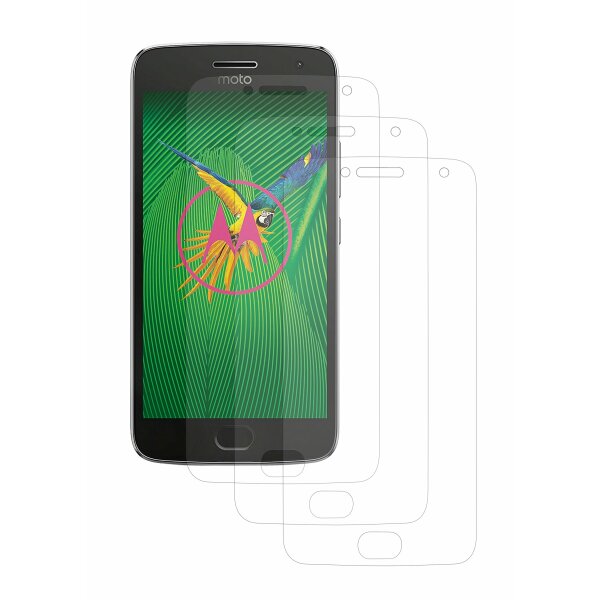 3x Premium Matt Display Schutz Folie Folien für Motorola Moto G5 PLUS @cofi1453®