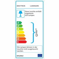 18W LED Panel Aufputz Deckenleuchte Rund Ø220mm 1360 Lumen inkl Trafo