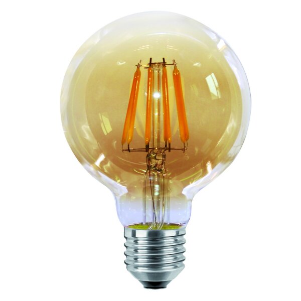 E27 8W LED Filament Lampe Globus Ø80mm 800 Lumen