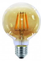 E27 8W LED Filament Lampe Globus Ø80mm 800 Lumen
