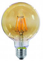 E27 8W LED Filament Lampe Globus Ø90mm 800 Lumen