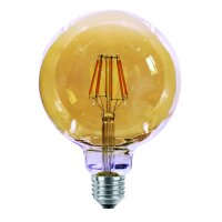 E27 6W LED Filament Lampe Globus Ø115mm 800 Lumen