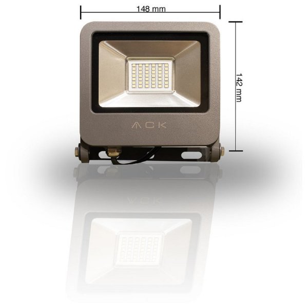 30W LED Strahler Außenleuchte Kaltweiß 6500K Fluter 2400 Lumen IP65