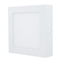 12W LED Panel Aufputz Deckenleuchte Viereck...