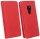 Elegante Buch-Tasche Hülle für das HUAWEI MATE 20 in Rot Leder Optik Wallet Book-Style Cover Schale cofi1453®