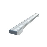 LED Aluminium Profil PD-D 1 Meter Aluprofil Leiste 16 x 6mm Silber eloxiert für 12mm LED Streifen inkl. Endkappen