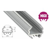 LED Aluminium Eckprofil Mico 1 Meter Aluprofil Leiste...