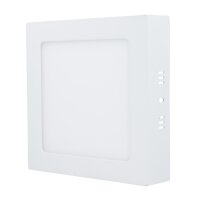 12W LED Panel Aufputz Eckig 170 x 170mm Warmweiß 850 Lumen Deckenleuchte inkl Trafo