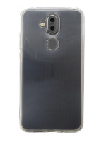 Silikon Hülle Basic Tasche kompatibel mit Nokia 8.1 Case Zubehör Gummi Bumper Schale Schutzhülle Zubehör in Transparent @cofi1453®