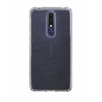 Nokia 3.1 PLUS Silikon Hülle Cover Case Bumper Transparent