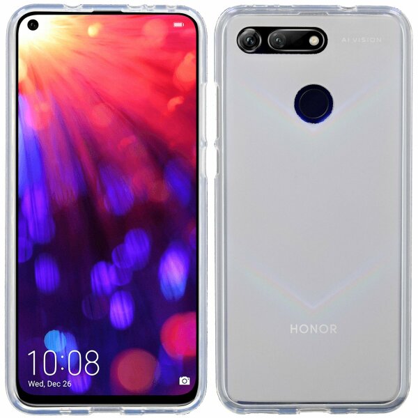 cofi1453® Silikon Hülle Basic kompatibel mit HONOR VIEW 20 Case TPU Soft Handy Cover Schutz Frosted