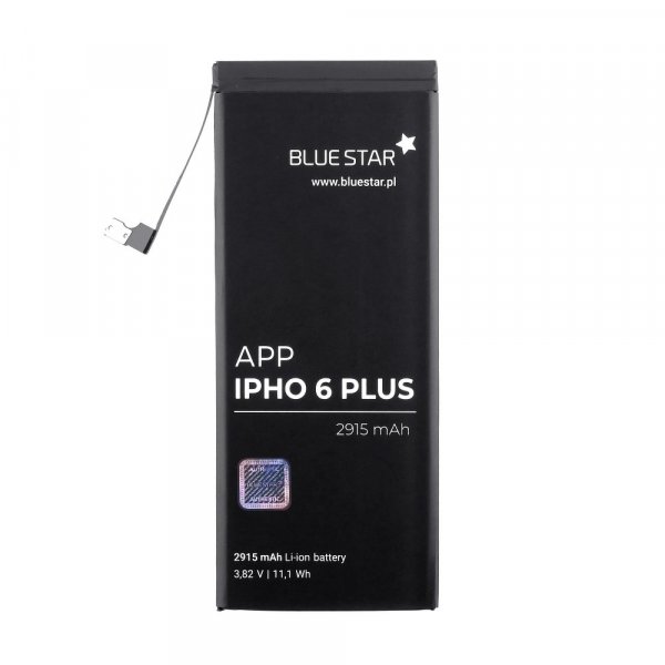 Bluestar Akku Ersatz kompatibel mit iPhone 6 Plus 2915 mAh Austausch Batterie Handy Accu APN 616-0765