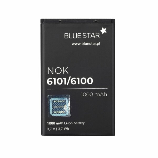 Bluestar Akku Ersatz kompatibel mit Nokia 2600 / 2650 / 3108 / 5100 1000 mAh Austausch Batterie Accu BL-4C