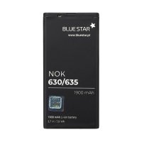 Bluestar Akku Ersatz kompatibel mit Nokia Lumia 630 / 635 1900 mAh Austausch Batterie PREMIUM Accu BL-5H