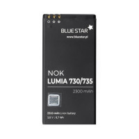 Bluestar Akku Ersatz kompatibel mit Nokia Lumia 730 2300 mAh Austausch Batterie Accu Nokia BV-T5A