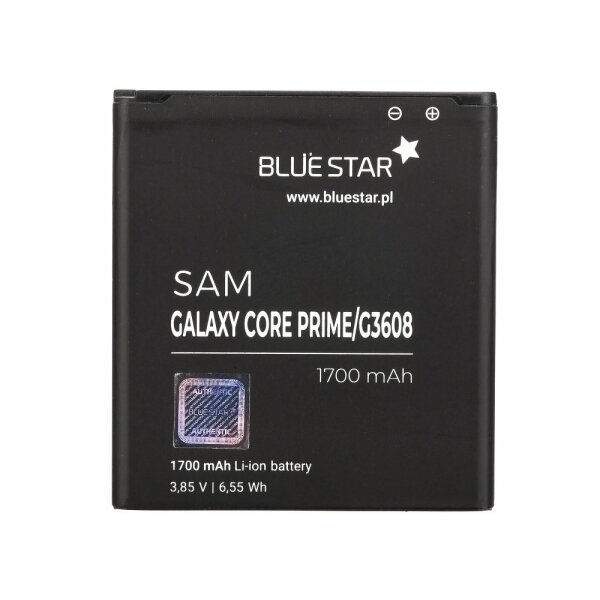 Bluestar Akku Ersatz kompatibel mit Samsung Galaxy Core Prime G3608 G3606 G3609 2200 mAh Austausch Batterie Accu EB-BG360CBC