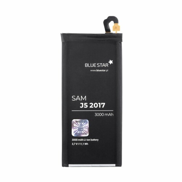 Bluestar Akku Ersatz kompatibel mit Samsung Galaxy J5 2017 - SM-J530 3000 mAh Austausch Batterie Accu EB-BA520ABE