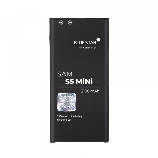 Bluestar Akku Ersatz kompatibel mit Samsung Galaxy S5 Mini 2100 mAh Austausch Batterie G800F