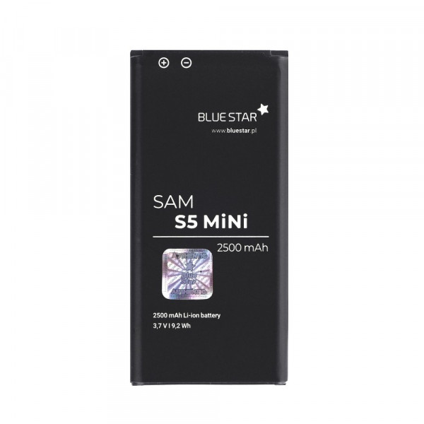 Bluestar Akku Ersatz kompatibel mit Samsung Galaxy S5 Mini G800F 3,7V 7,7Wh 2500 mAh Austausch Batterie Accu