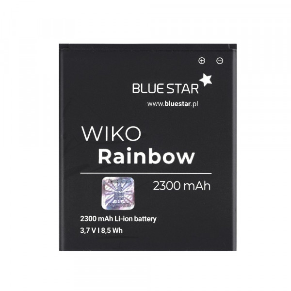 Bluestar Akku Ersatz kompatibel mit Wiko Rainbow 2300 mAh Austausch Batterie Accu L5503AE